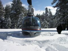 fresh powder landing